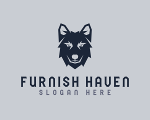 Wild Wolf Dog logo design