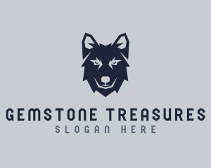 Wild Wolf Dog logo design