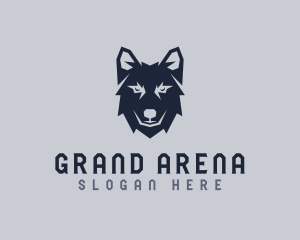 Wild Wolf Dog logo design