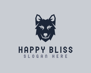 Wild Wolf Dog logo design