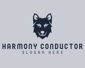 Wild Wolf Dog logo design