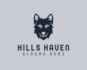 Wild Wolf Dog logo design