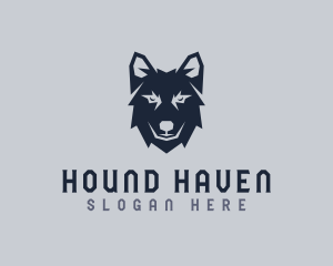 Wild Wolf Dog logo design