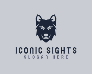 Wild Wolf Dog logo design