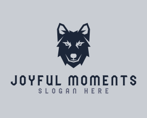 Wild Wolf Dog logo design