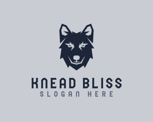 Wild Wolf Dog logo design