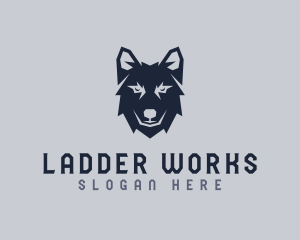 Wild Wolf Dog logo design