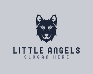 Wild Wolf Dog logo design