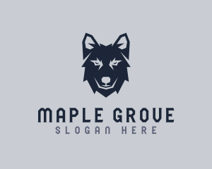 Wild Wolf Dog logo design