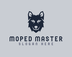 Wild Wolf Dog logo design