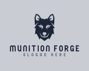 Wild Wolf Dog logo design