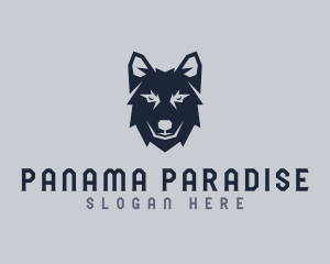 Wild Wolf Dog logo design