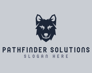 Wild Wolf Dog logo design