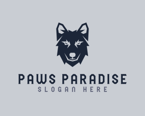 Wild Wolf Dog logo design