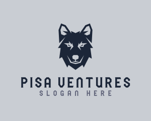 Wild Wolf Dog logo design