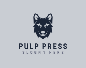 Wild Wolf Dog logo design