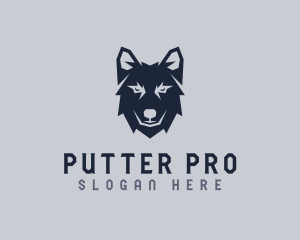 Wild Wolf Dog logo design