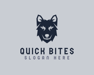 Wild Wolf Dog logo design