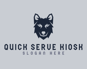 Wild Wolf Dog logo design