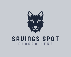 Wild Wolf Dog logo design