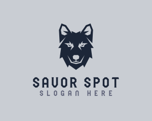 Wild Wolf Dog logo design