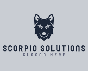 Wild Wolf Dog logo design