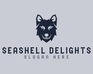 Wild Wolf Dog logo design