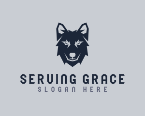 Wild Wolf Dog logo design