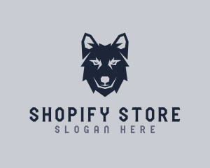 Wild Wolf Dog logo design