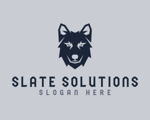 Wild Wolf Dog logo design