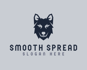 Wild Wolf Dog logo design