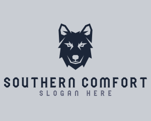 Wild Wolf Dog logo design