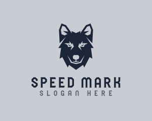 Wild Wolf Dog logo design