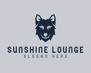 Wild Wolf Dog logo design