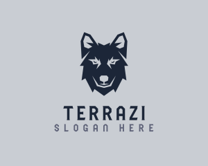 Wild Wolf Dog logo design