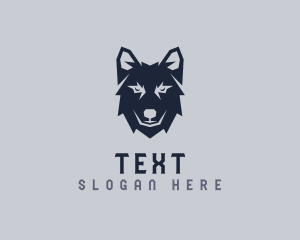 Wild Wolf Dog logo design