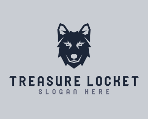 Wild Wolf Dog logo design