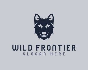 Wild Wolf Dog logo design