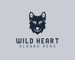 Wild Wolf Dog logo design