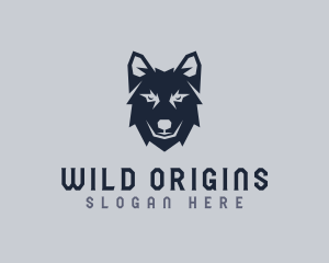 Wild Wolf Dog logo design