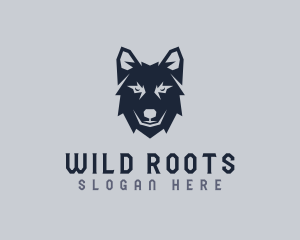 Wild Wolf Dog logo design