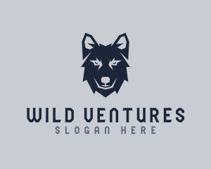 Wild - Wild Wolf Dog logo design