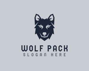 Wild Wolf Dog logo design