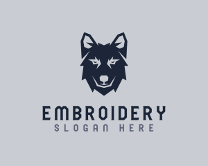 Wild Wolf Dog logo design