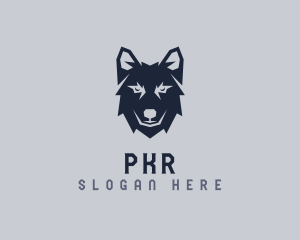 Wild Wolf Dog logo design