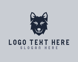 Jackal - Wild Wolf Dog logo design