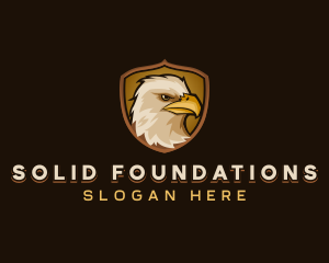 Bald Eagle - Eagle Falcon Bird logo design
