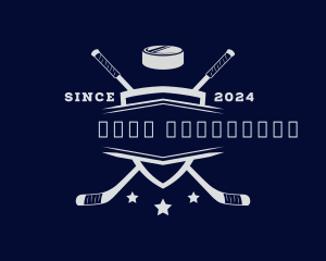 Emblem - Hockey Sports Shield logo design