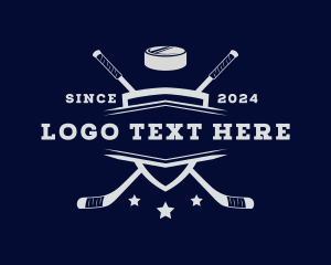 Player - Hockey Sports Shield logo design