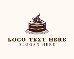 Caterer - Strawberry Cake Bakery logo design